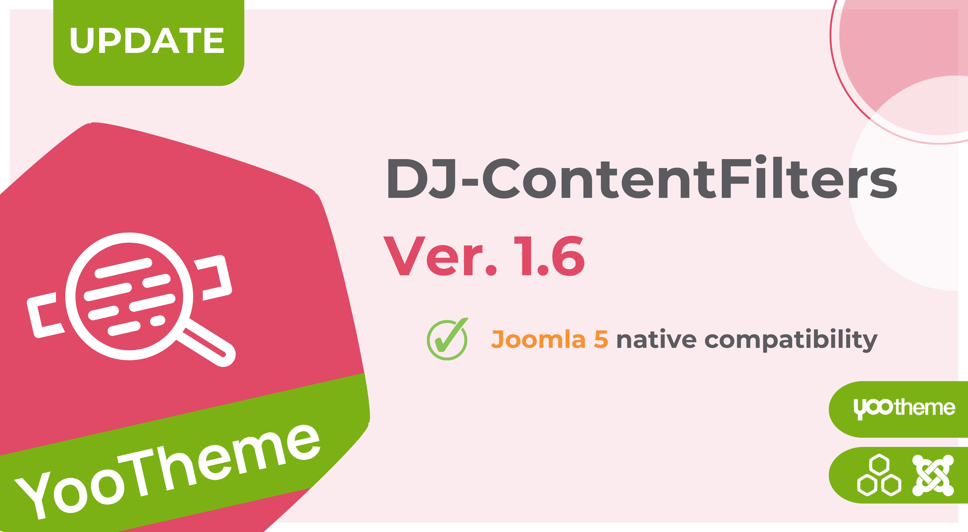 Enhanced Content Filtering: Introducing DJ-ContentFilters native compatible with Joomla 5!