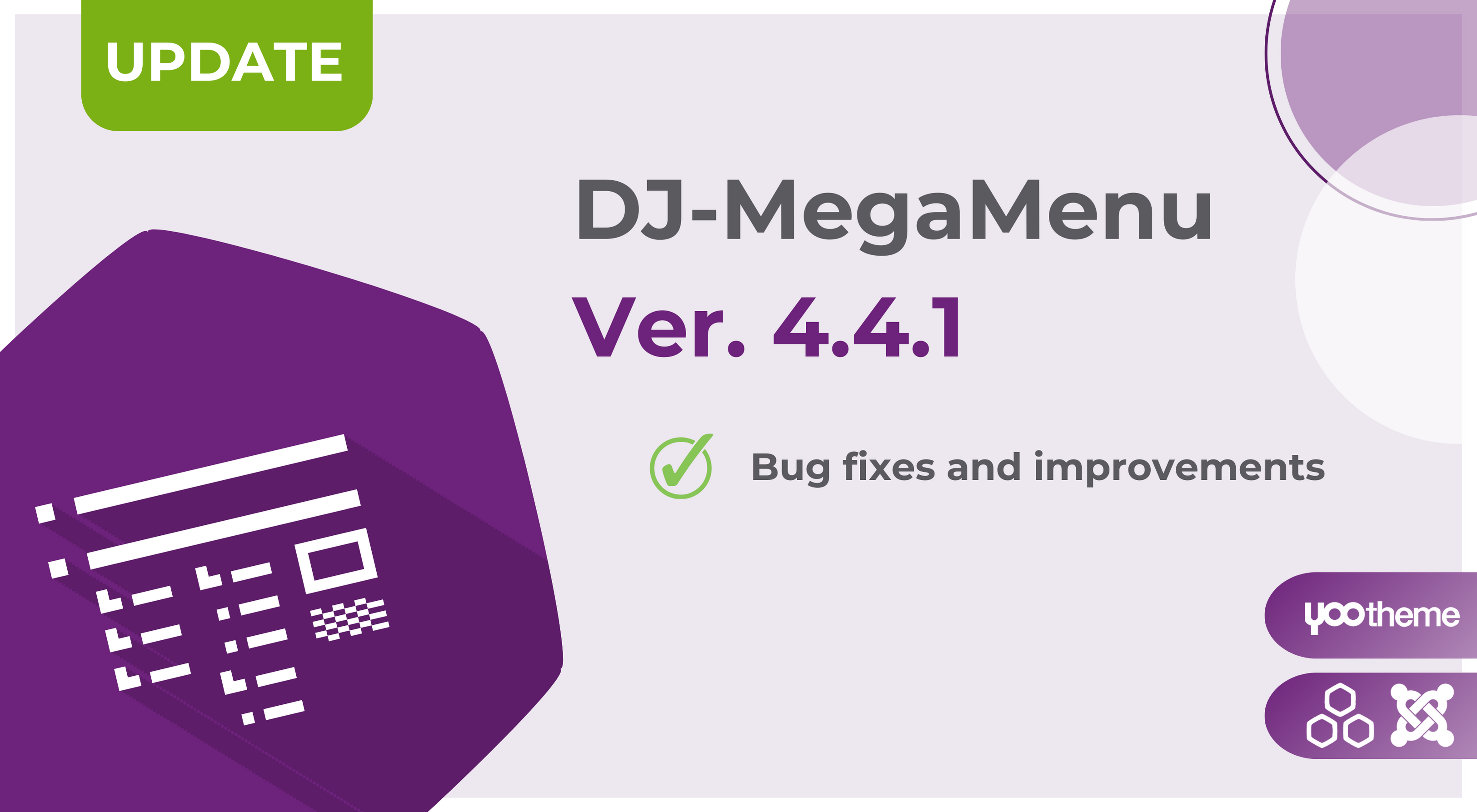 [UPDATE] DJ-MegaMenu version 4.4.1 brings few improvements