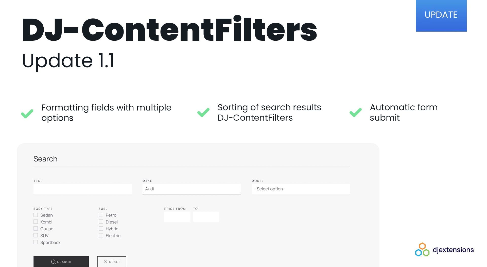 [UPDATE] DJ-ContentFilters Joomla plugin has three new features