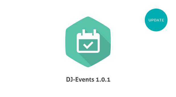 DJ-Events ver. 1.0.1 is available!