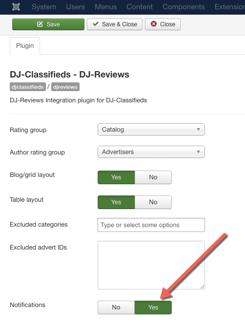 DJ-Reviews enable notification settings