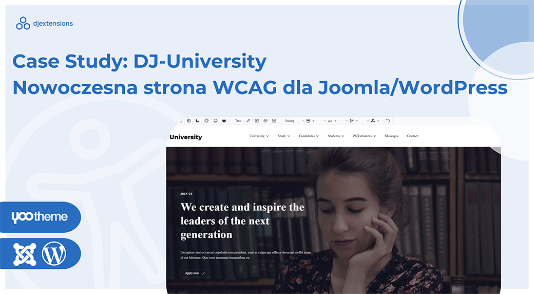 dj-university szablon WCAG