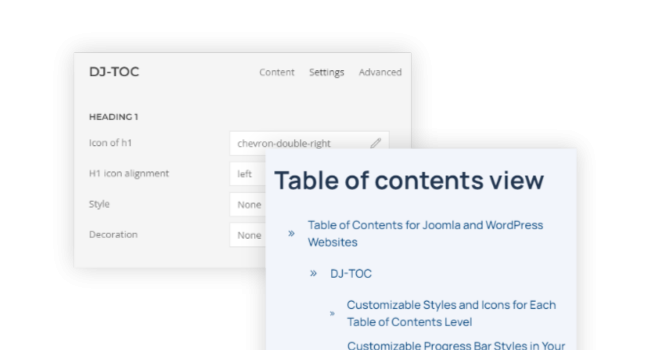 WordPress table of contents plugin