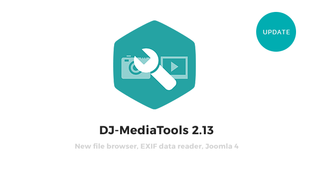 DJ-MediaTools 2.13 brings "Save as copy" for albums, Joomla 4 compatibility, new file browser, and Exif data reader