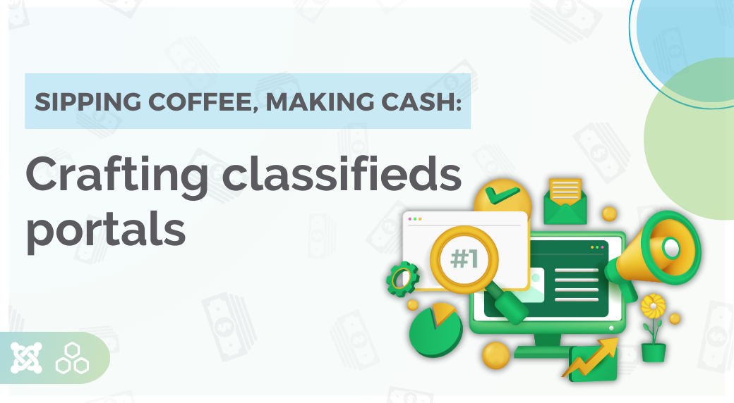 Make money with the classifieds portal