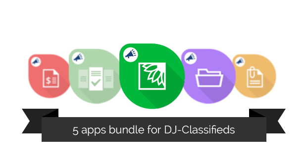 5 Apps bundle for DJ-Classifieds - Private Messaging included