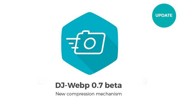 DJ-WebP 0.7 Beta update with new compresion mechanism