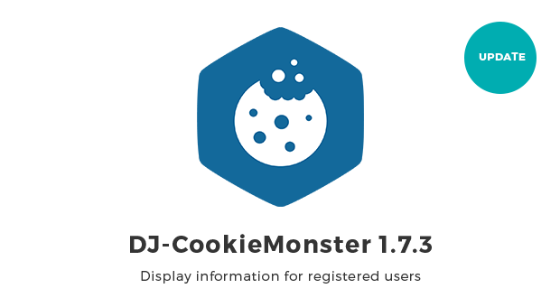 New feature in DJ-CookieMonster 1.7.3 - display for registered users