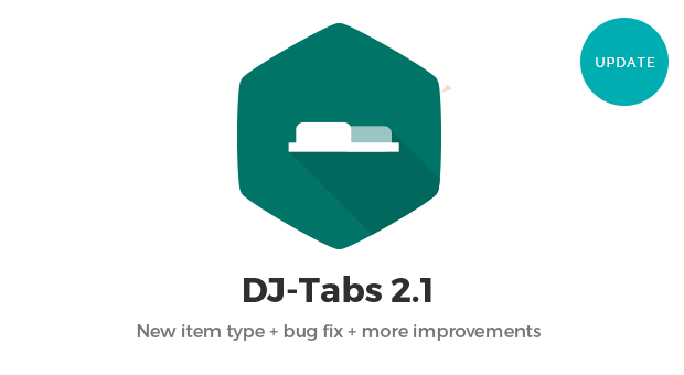 Joomla tabs - DJ-Tabs 2.1 with new item type: "Custom Text/ HTML" and fixes