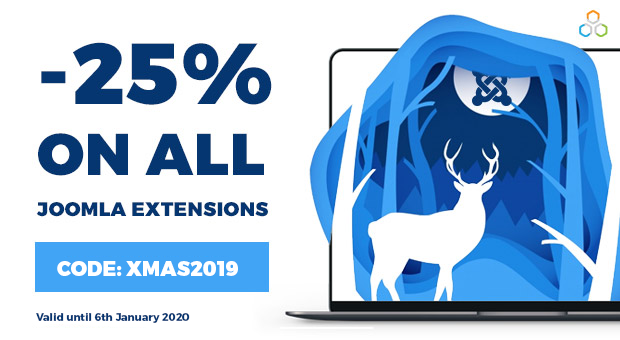 25% OFF on all Joomla! extensions - Christmas Sale