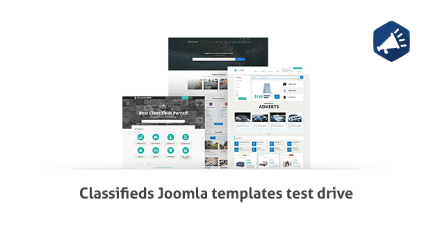 Test Joomla classified ads templates live!