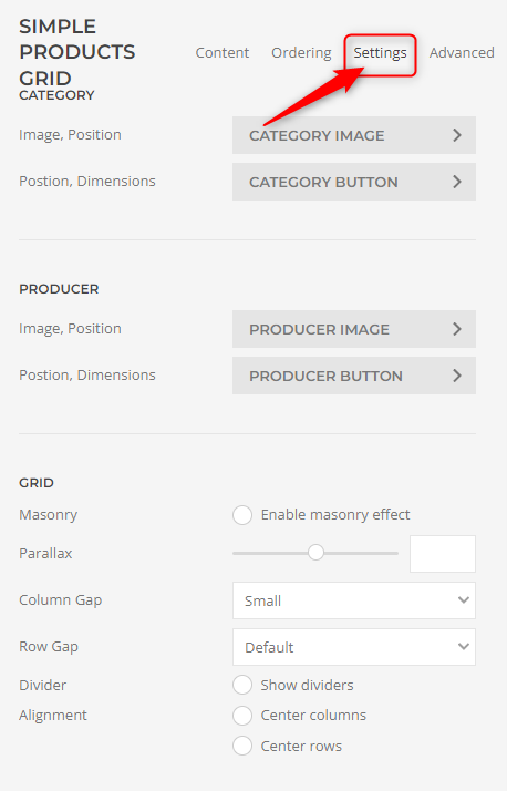 dj-catalog2 integrator with yootheme additional elements simple products grid
